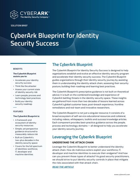 CyberArk Blueprint Solution Brief