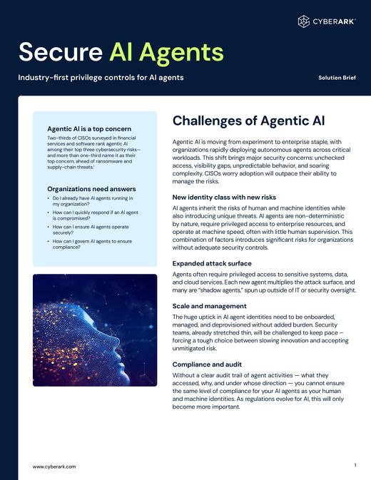 Secure AI Agents Solution Brief