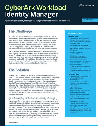 CyberArk Workload Identity Manager