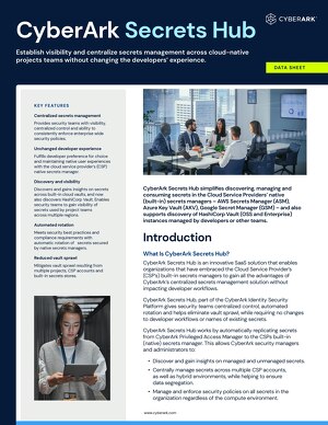 CyberArk Secrets Hub