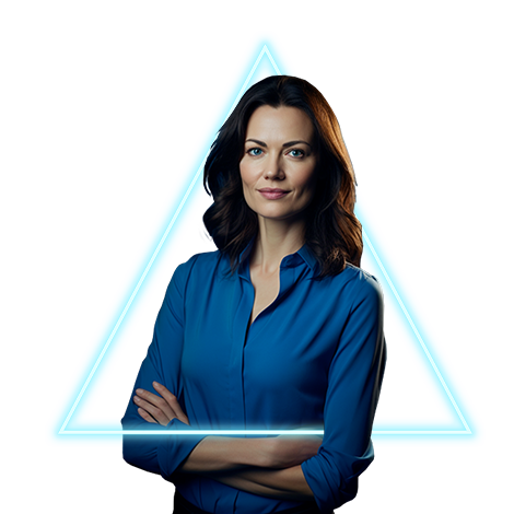 external-access White woman with red hair and force field